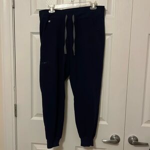 Figs Women’s Navy Jogger Pants Scrubs; Women Medium